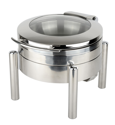 kgj401 KGJ401 Round Chafing Dish with Glass Lid