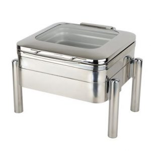 KGJ402 Square Chafing Dish with Glass Lid
