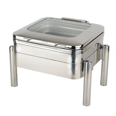 kgj402 KGJ402 Square Chafing Dish with Glass Lid
