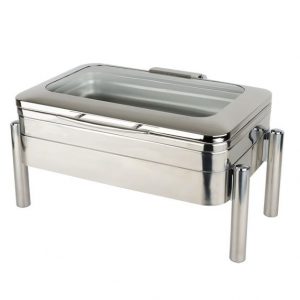 KGJ404 Oblong Chafing Dish with Glass Lid