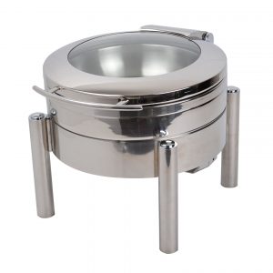 KGJ405 Round Chafing Dish with Glass Lid