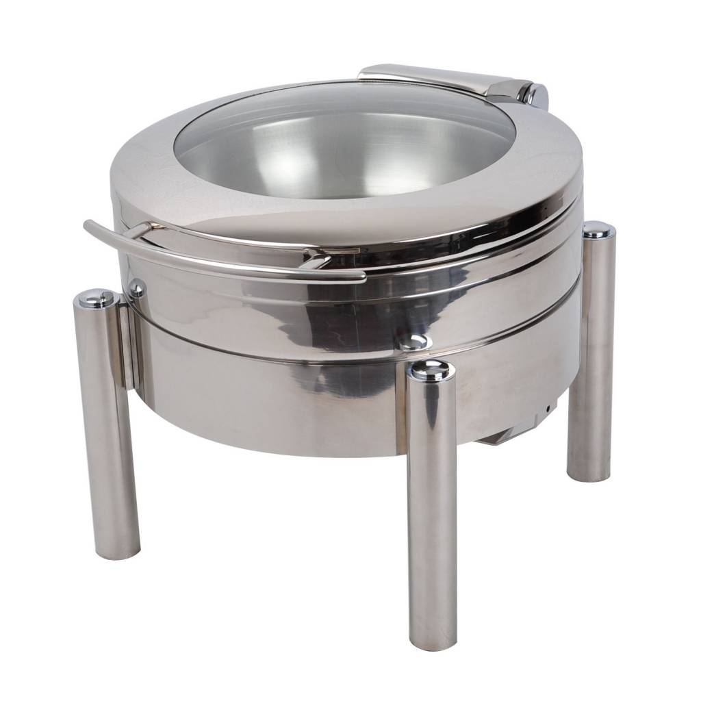 kgj405 KGJ405 Round Chafing Dish with Glass Lid