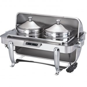 KGM6805G Oblong Soup Sation with Chrome Legs