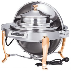 KGM6807 Round Soup Station with Gilt Legs