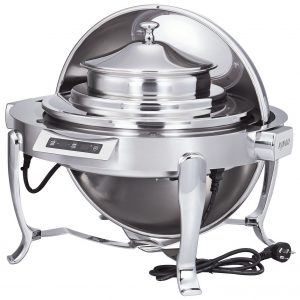 KGM6807G Round Soup Station with Chrome Legs