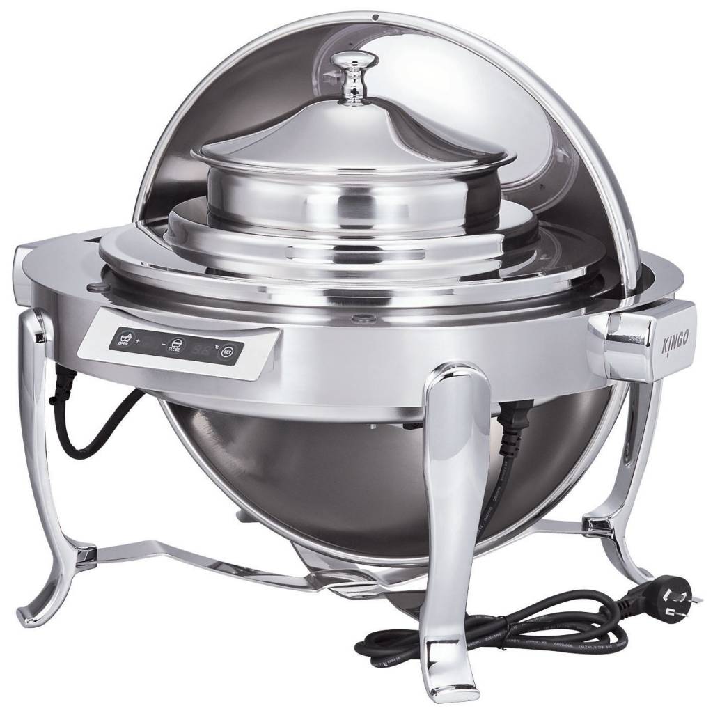 kgm6807g KGM6807G Round Soup Station with Chrome Legs
