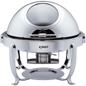 KGS2404 Round Chafing Dish with Chrome Legs