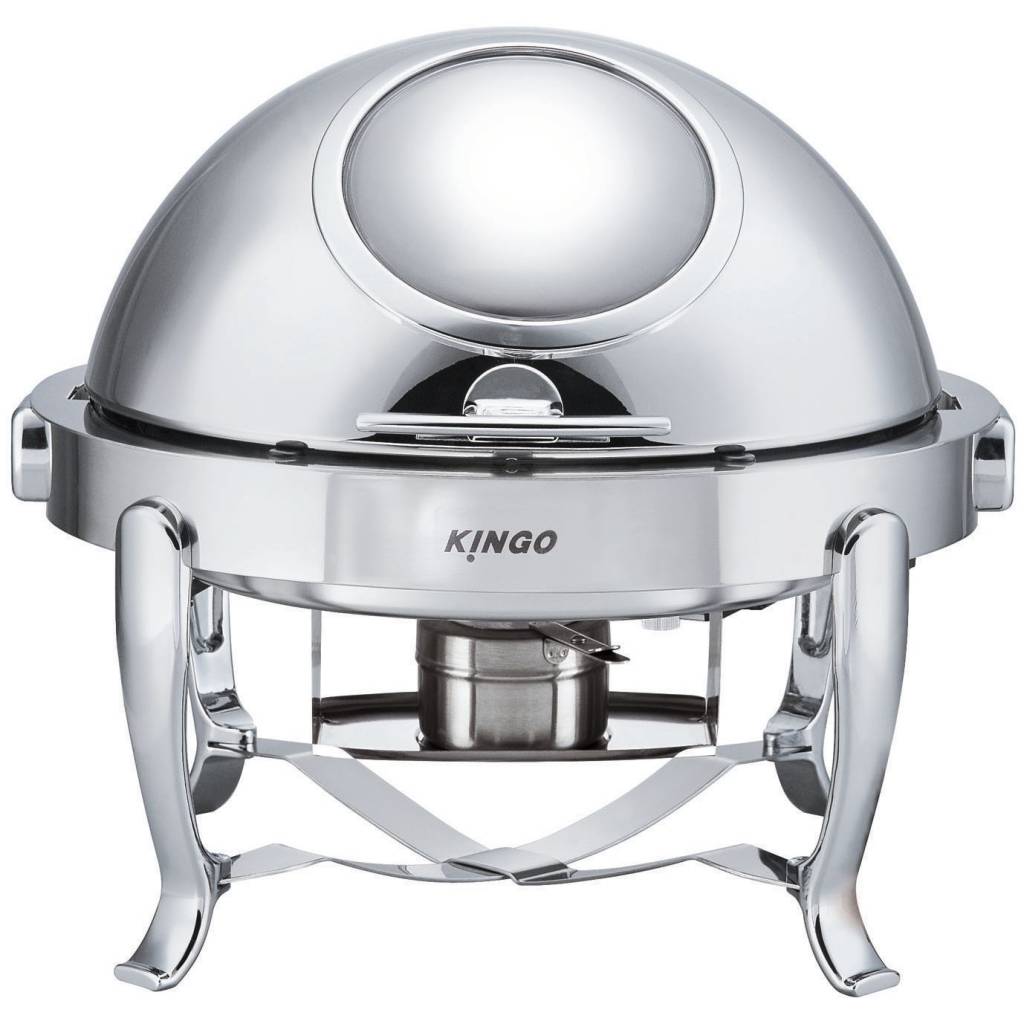 kgs6803g KGS6803G Round Chafing Dish with Chrome Legs