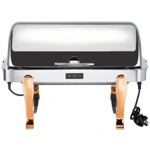 KGTCB6801-1 Oblong Chafing Dish with Gilt Legs - Single