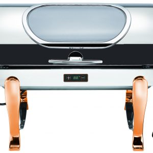 KGTCS6801-1 Oblong Chafing Dish with Gilt Legs - Single