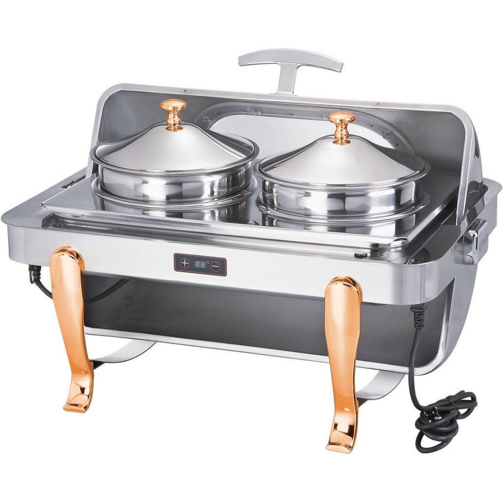 kgtcs6805 KGTCS6805 Oblong Soup Station with Gilt Legs