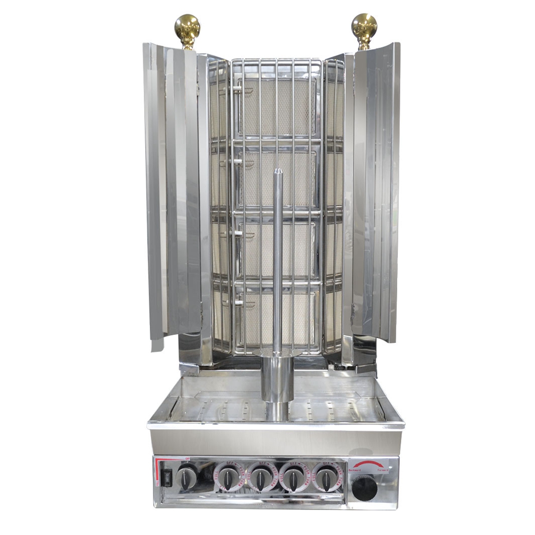 kmb4e KMB4E Semi-automatic Kebab with Natural Gas 4 Burner