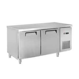 LDWB180F Two Large Door Stainless Steel Workbench Freezer