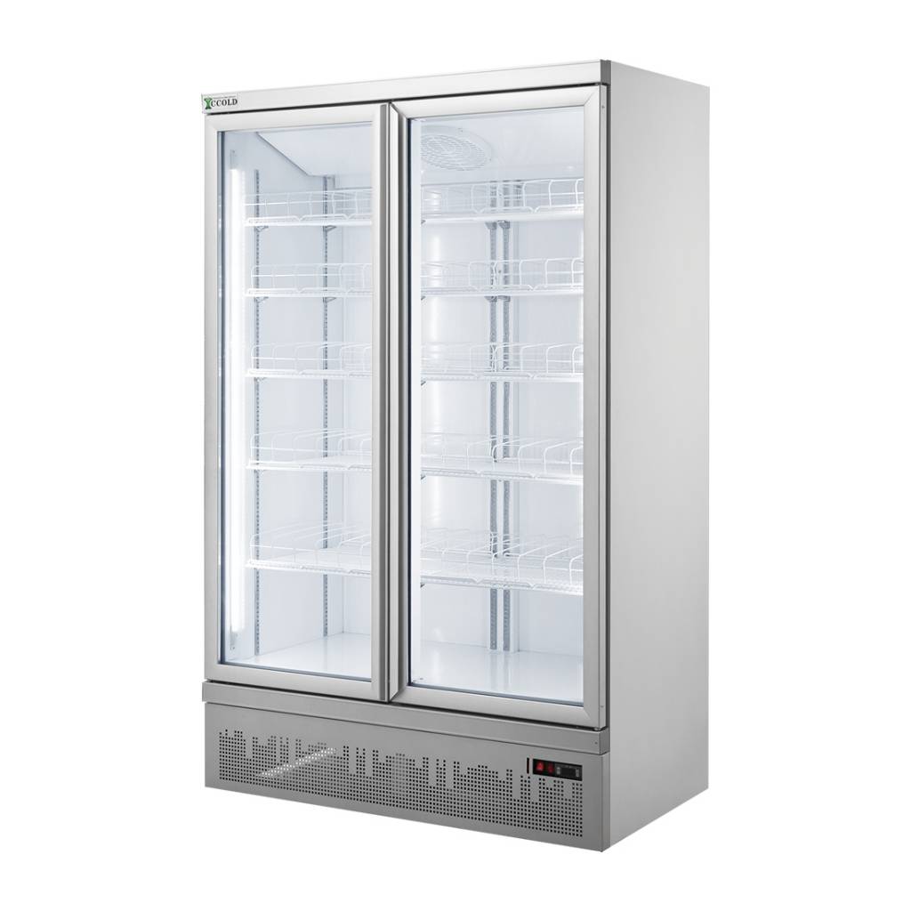 lg-1000gbm Double glass door colourbond upright drink fridge bottom mounted - LG-1000GBM
