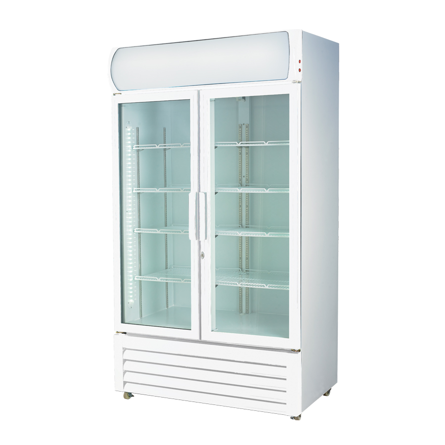 lg-1200ge LG-1200GE Large Two Glass Door Colourbond Upright Drink Fridge