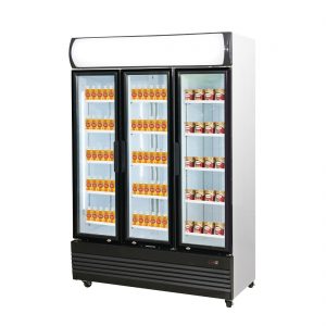 Triple Door Upright Glass Door Combined Fridge & Freezer LG-1200GEF