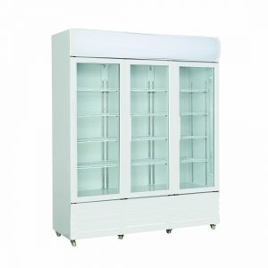 Three Glass Door Colourbond Upright Drink Fridge - LG-1203GE
