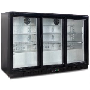 LG-330SC Under Bench Three Sliding Door Bar Cooler