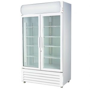 Double glass door colourbond upright drink fridge - LG-580GE