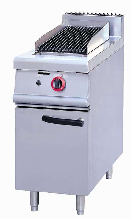 narrow_gas_char_grill_on_cabinet_lava_rock_jzh-rha JZH-RHA Narrow Gas Char Grill on Cabinet Lava Rock