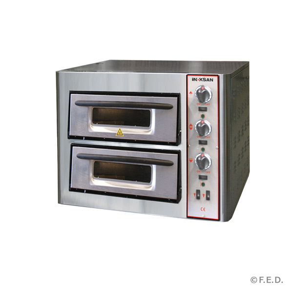 oven_pizza_inoksan_fmp-502 FMP-P502 Pizza Deck Oven - Double