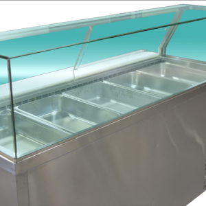 PG150FA-YG Cold Salad & Noodle Bar 4x1/1 GN Pans