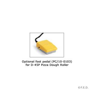 PC/10-0103 Foot Pedal for D-45P Pizza Dough Roller