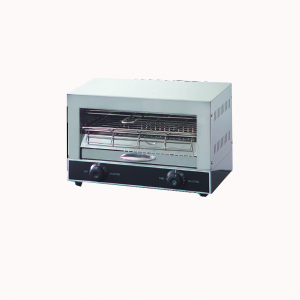 Single infrared quartz element salamander griller toaster and timer - QT-1