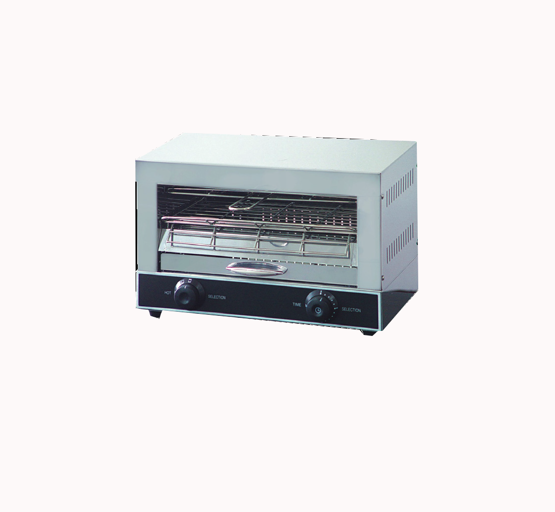 qt-1 Single infrared quartz element salamander griller toaster and timer - QT-1