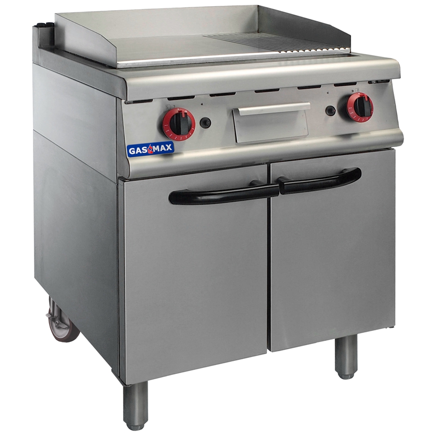 range_griddle_cabinet_jzh-rg_lpg_gas JZH-RGLPG -LPG Gas Griddle on Cabinet