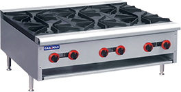 Gas Cook top 6 burner - RB-6E