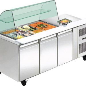 THP4100SALGC four door DELUXE Salad Bar
