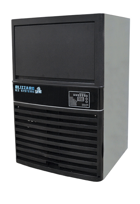 sn-80p_newside_web SN-80P Blizzard Underbench Cube Ice Maker 36Kg