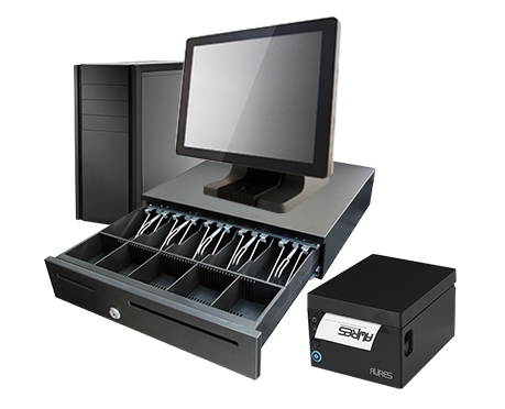 split_system Mantas Intel Dual Core Turnkey POS Split System 15Û Resistive Touchscreen and Superfast POS CPU Tower - COM-l01