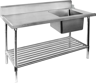 ss-ssink-right Right Inlet Single Sink Dishwasher Bench SSBD7-1200R/A