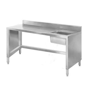 SSB6-1400 Sink Work Bench with Splashback 1400mm