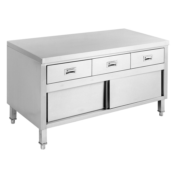 stainless_kitchen_tidy_sktd-1500 SKTD-1500 Bench cabinet with drawers