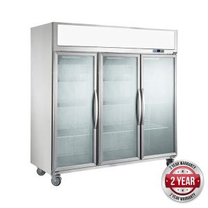 SUFG1500 Three Door Upright Display Freezer