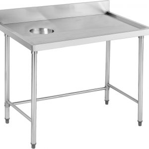High Quality Stainless Steel Bench with splashback - SWCB-7-1200R