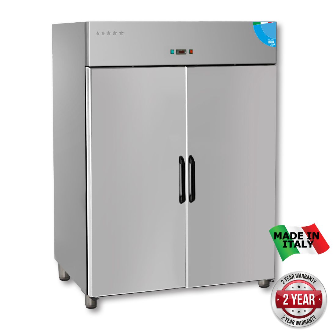 td1400bt_2 TD1400BT Premium Double Solid Door Upright Freezer - 1400 Litre