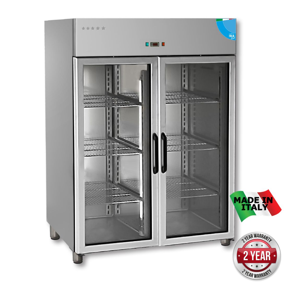 td1400tng_2 TD1400TNG Premium Double Glass Door Upright Fridge - 1400 Litre