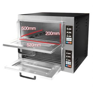 Digital Electric Pizza Oven Double Deck  - TEP-2AKW