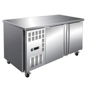 Stainless Steel Double Door Workbench Freezer - TL1500BT