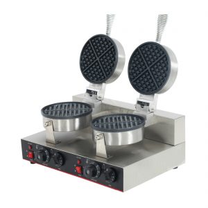 Double Plate Round Waffle Maker - TWB-2KW