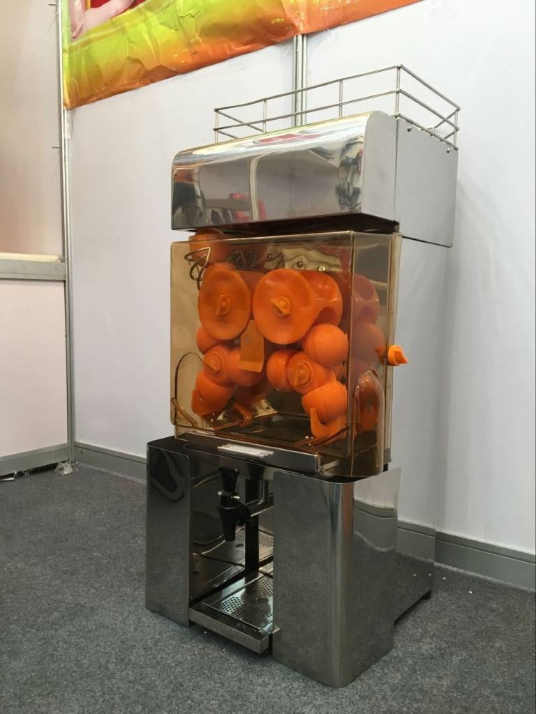 wdf-oj200_with_start_tap_1 Commercial Cold Press Orange Juicer Self service automatic tap start - WDF-OJ200